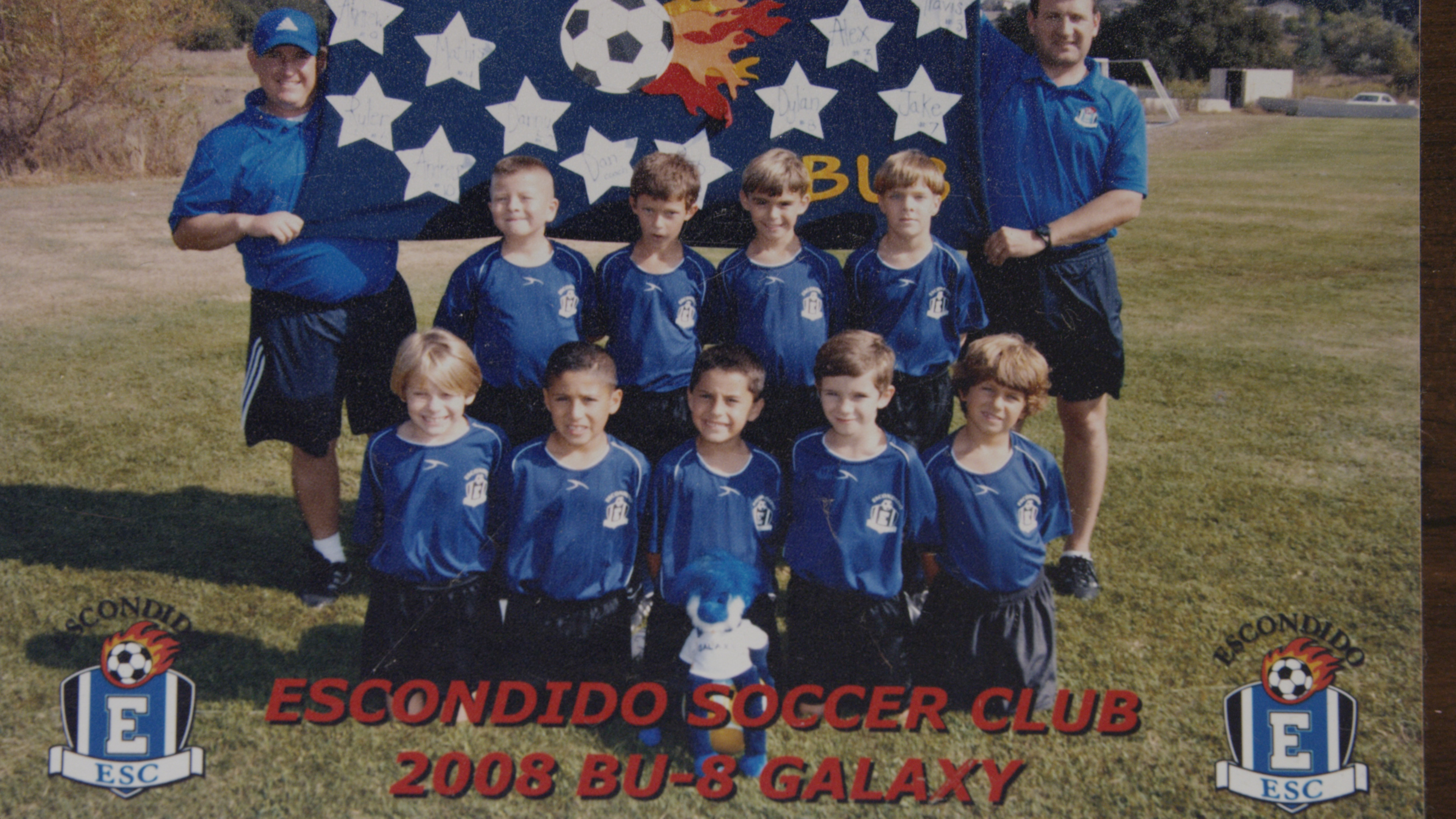 A soccer team photo.